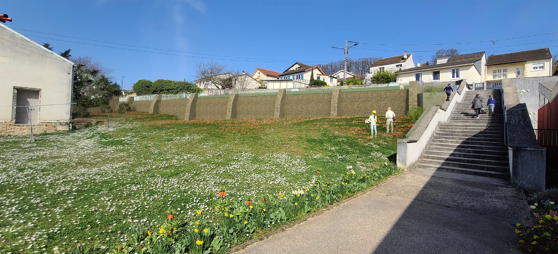 Projet du mur de soutènement